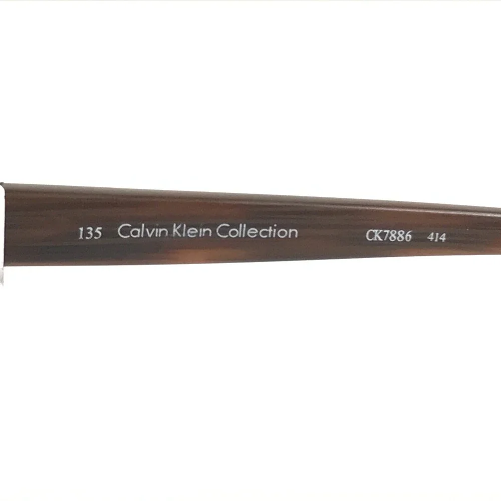 Calvin Klein CK7886 414 Eyeglasses Frames Brown Blue Horn Full Rim 53-17-135